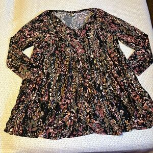 Sew in Love Floral Blouse